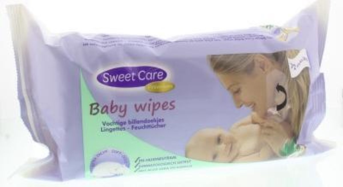 Goedkoopste SweetCare Baby Lotion Billendoekjes - 72 stuks