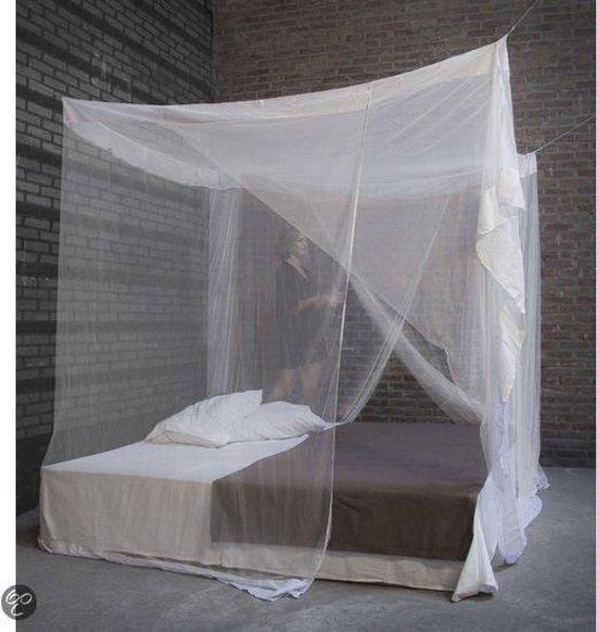 Bed Curtain Canopy 2-persoons deluxe bedhemel klamboe, romantisch bedgordijn geschikt for een- en tweepersoonsbedden, met U-vormige steun/eenvoudige montage (Color : Pink, Size : 150X200X210CM