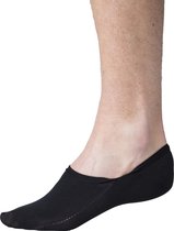 Steps Onzichtbare Sneaker Sok Man Zwart Katoen BCI 2 paar