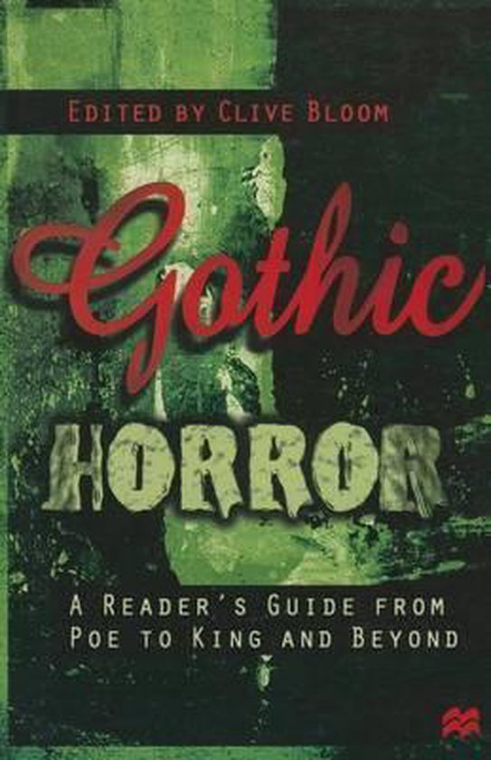 Gothic Horror 9780333683989 Clive Bloom Ed Boeken