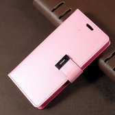 MERCURY GOOSPERY Rich Diary Wallet Leren Cover Hoesje Samsung Galaxy S8 - Roze