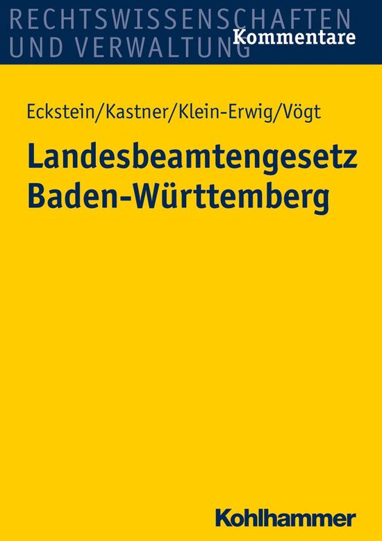 Landesbeamtengesetz Baden-Württemberg - cover