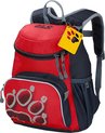 foto van Jack Wolfskin Little Joe Kinderrugzak 11 Liter Rugzak Dames - Peak Red - One Size