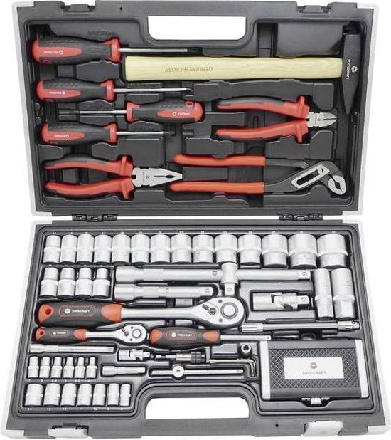 Jeu d'outils (120 pieces) en coffret MAKITA en chrome-vanadium - E-06616