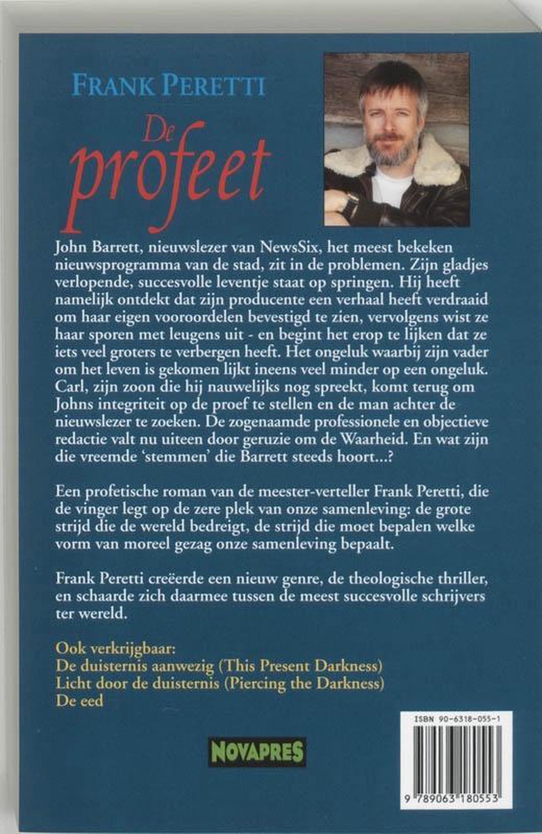 De profeet - back cover
