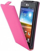 Mobiparts Premium Flip Case LG Optimus L7 (P700) Pink