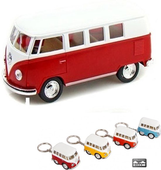 Porte clef Volkswagen - modèle bus T1 de 1963 avec LED