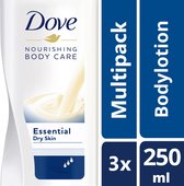 Dove Essential - 3 x 250 ml - Body Milk