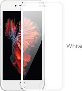 iPhone 8 7 6S 6 Plus Full Screen Glasfolie - Wit - Bescherm Glas - Tempered Glass