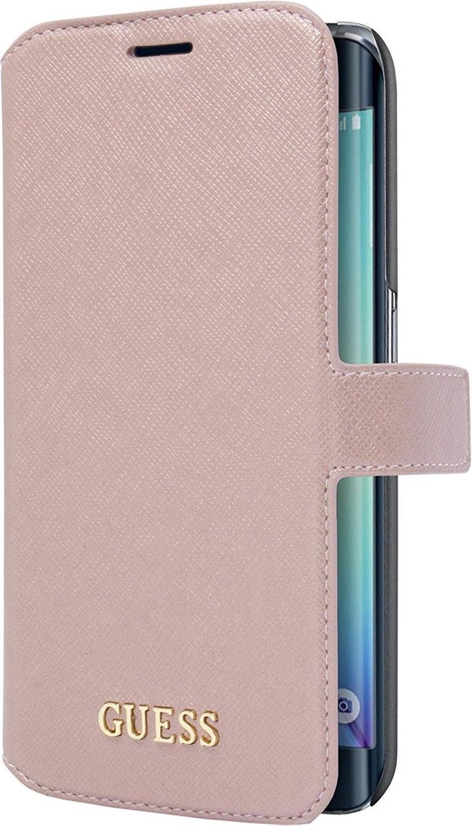 Samsung Galaxy S7 hoesje - Guess - Rose goud - Kunstleer