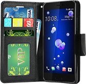 HTC U11 Plus Portemonnee hoesje - Zwart