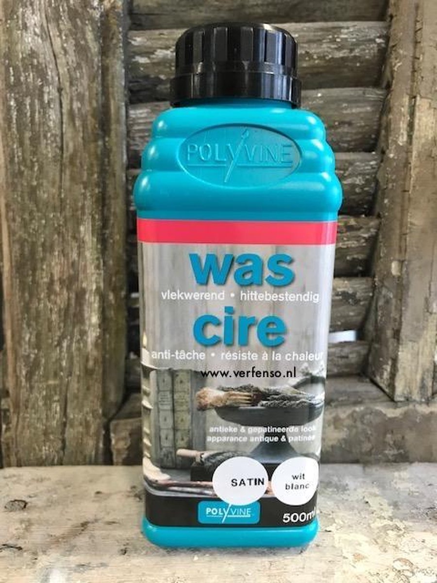 Polyvine satin verniswas wit 500 ml
