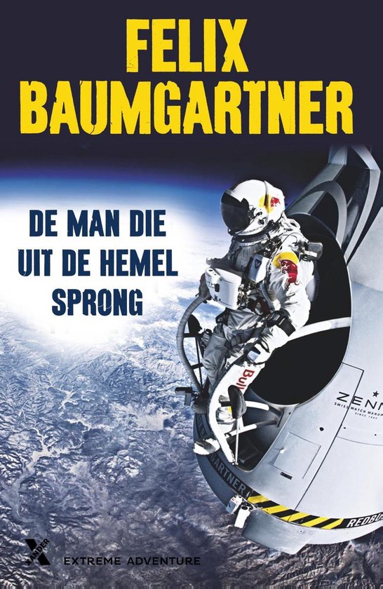 Cover van het boek 'De man die uit de hemel sprong' van Felix Baumgartner