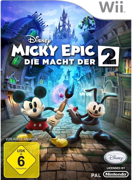 Disney Micky Epic Die Macht der 2, Wii video-game Duits