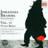 Johannes Brahms: Klavierwerke, Volume 4 (Opp. 24, 10 & 117)