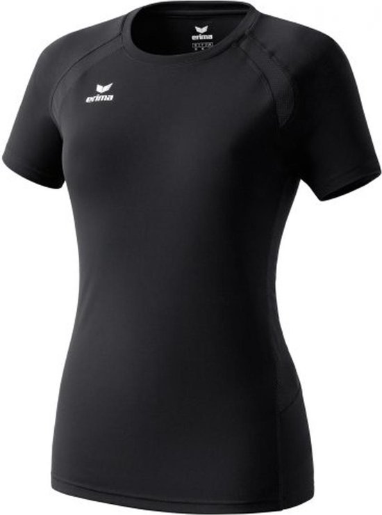 Erima Performance T-Shirt - T-Shirt - Dames - Maat 48 - Zwart