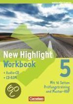 New Highlight  5: 9. Schuljahr. Workbook mit CD-ROM und Lieder-/Text-CD Baden-Württemberg