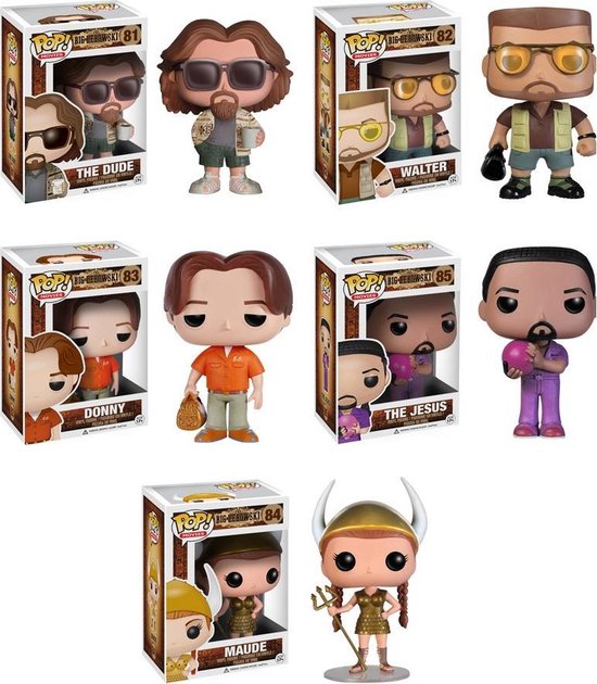 Funko Pop Big Lebowski Set Of 5