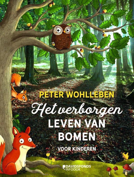 Het verborgen leven van bomen voor kinderen - cover