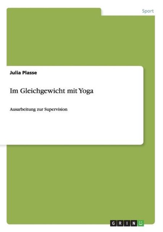 Im Gleichgewicht mit Yoga - cover