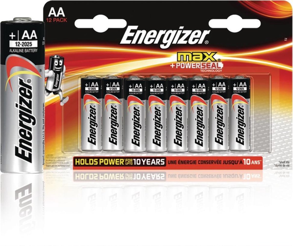 Energizer Max LR06 AA batterij (penlite) Alkaline 1.5 V 12 stuk(s)