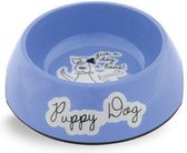 Melamine eetbak Puppy Dog. Blauw.