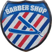 Signs-USA Barber Shop Schild - Retro Wandbord - Metaal