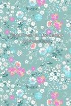 Blue Flowers Cute Design Address Book