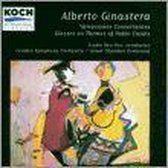 Ginastera: Glosses on Themes of Pablo Casals; Variaciones concertantes