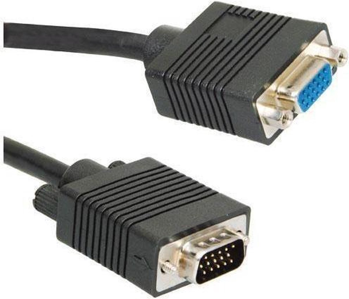 ICIDU - VGA (D-Sub) naar VGA (D-Sub) female - 5 m - Zwart