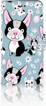 Tenphone Etui Coque pour Huawei P10 Lite Portefeuille Chiens