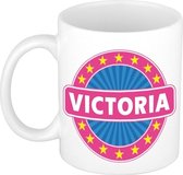 Victoria naam koffie mok / beker 300 ml  - namen mokken