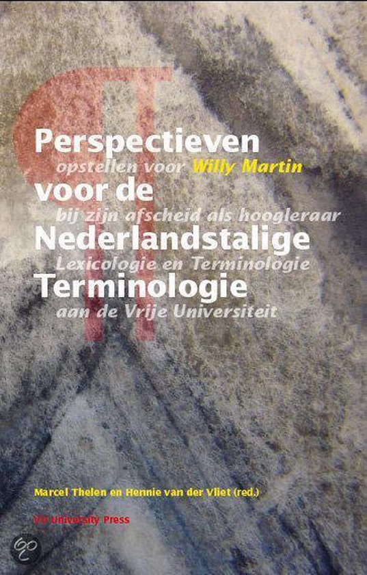 Cover van het boek 'Perspectieven voor de terminologie'