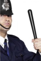 Politie gummiknuppel piepend 33 cm