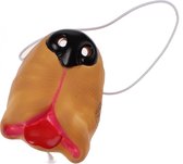 Toi-toys Neusmasker Hond Rubber 6,5 Cm Bruin