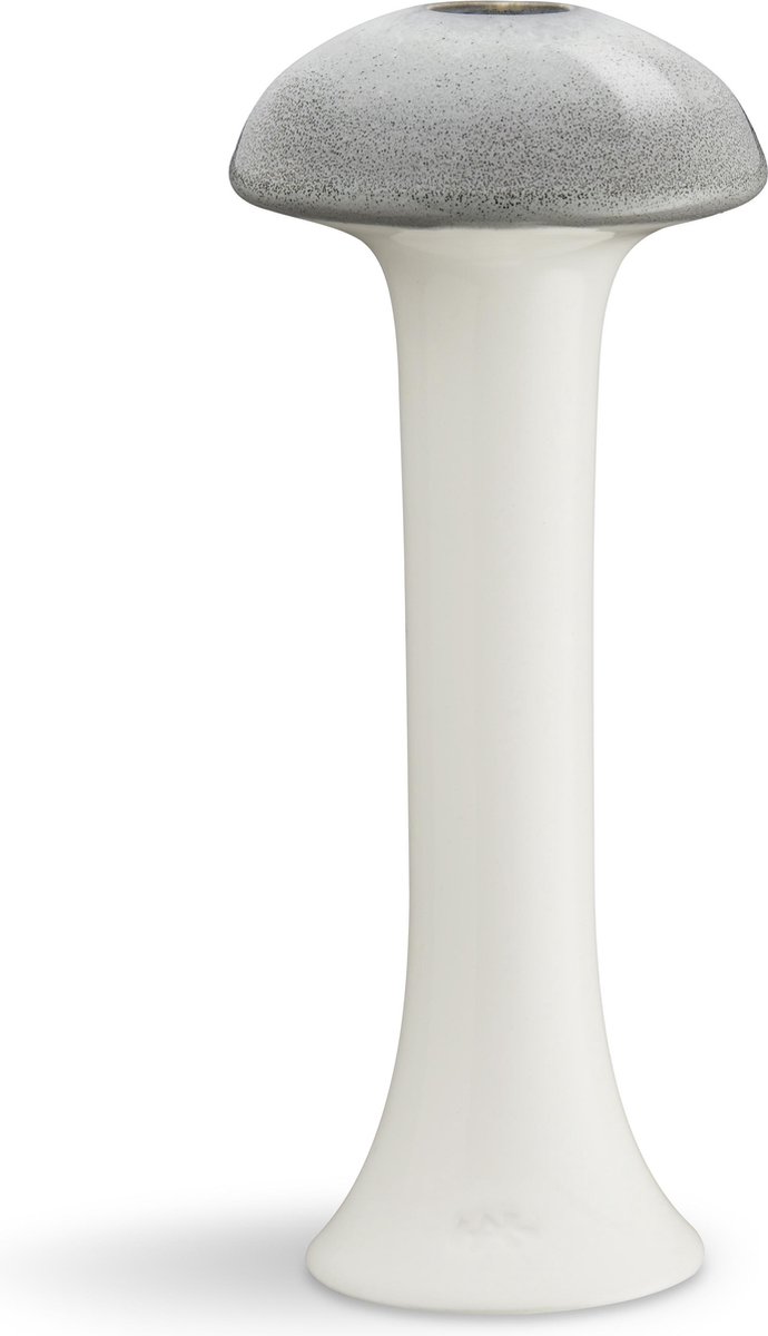 Kahler Design Ahlmann Kandelaar - 20 cm - Grijs/Wit
