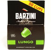 Barzini Koffiecups Italian Lungo - 80 stuks