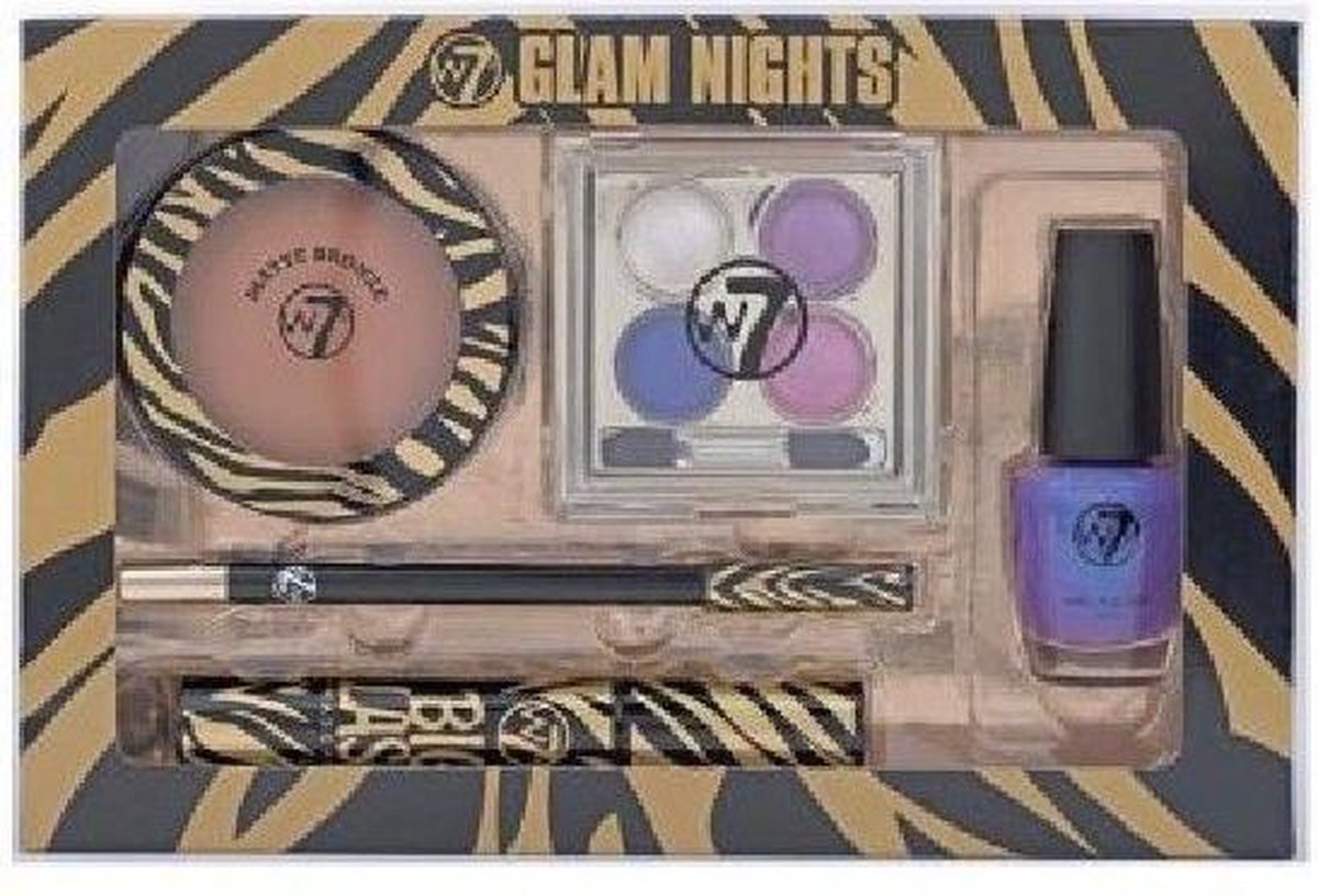 Goedkoopste W7 Glam Nights geschenkset