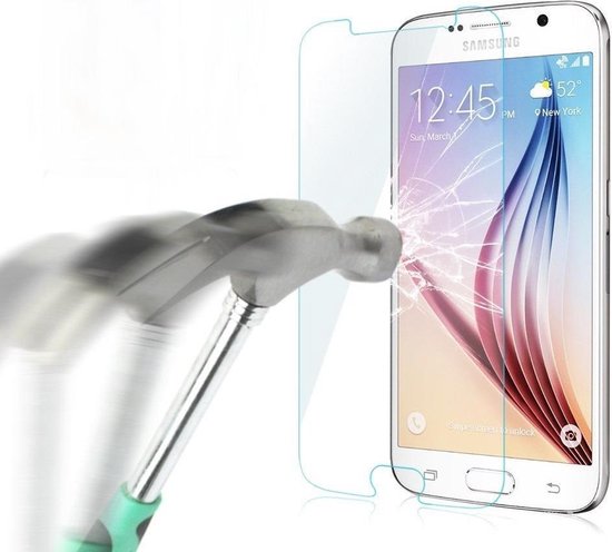Vakantie Taalkunde Verplicht Samsung Galaxy S6 Glazen Screen protector Tempered Glass 2.5D 9H (0.3mm) |  bol.com