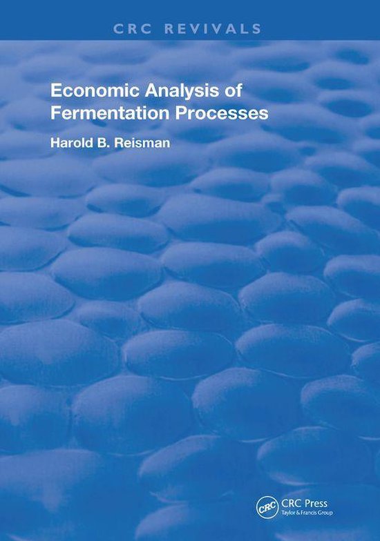 Routledge Revivals - Economic Analysis of Fermentation Proce ... - cover