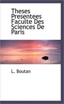 Theses Presentees Faculte Des Sciences de Paris