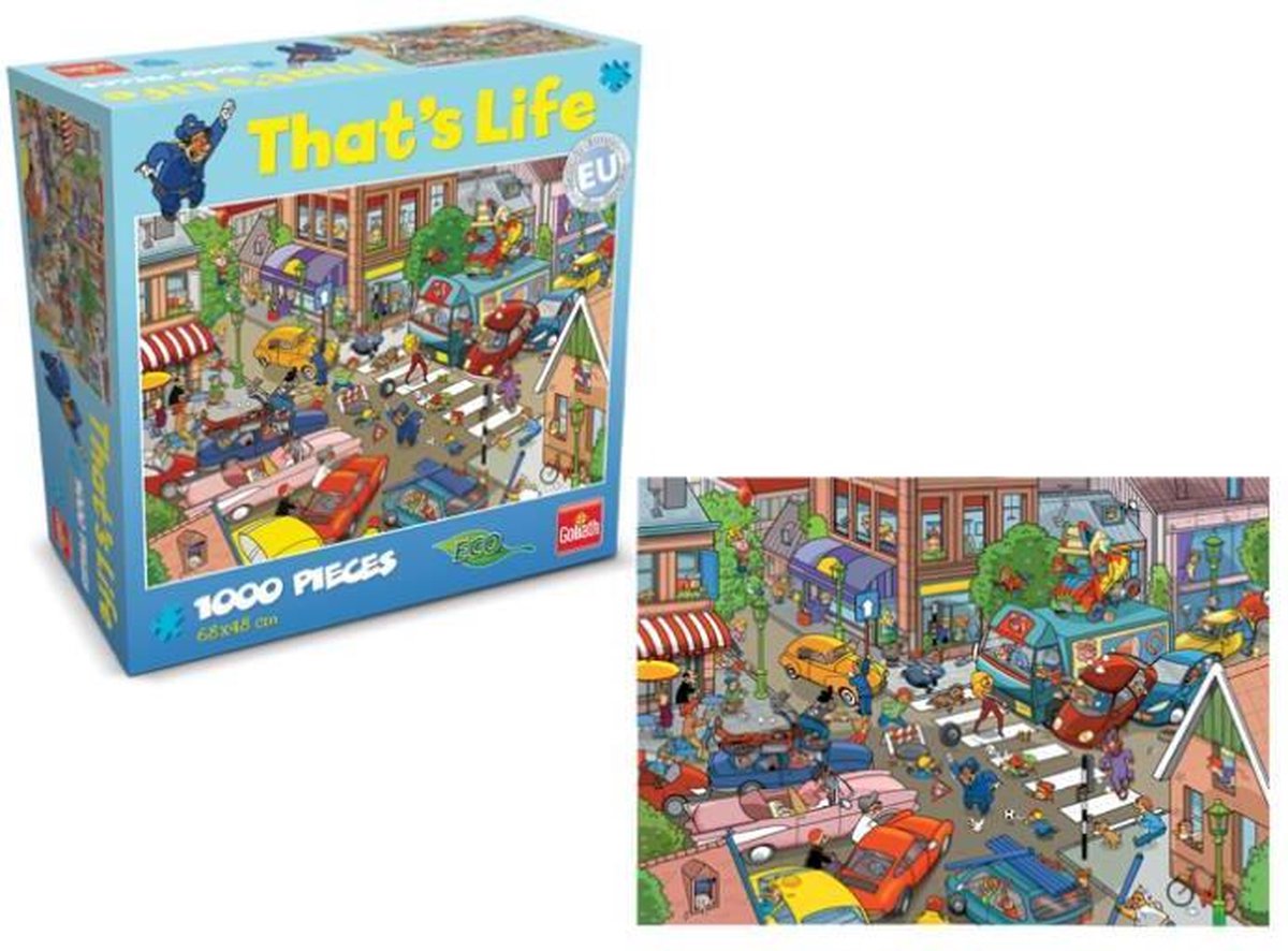 Goliath That's Life Puzzel - Traffic Jam, 1000 stukjes | bol.com