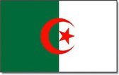 Vlag Algerije 90 x 150 cm feestartikelen -Algerije landen thema supporter/fan decoratie artikelen