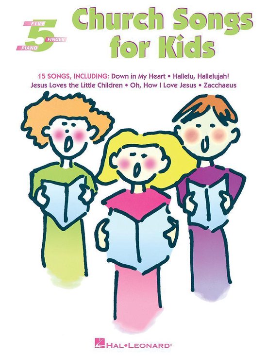 Church Songs for Kids (Songbook) - cover