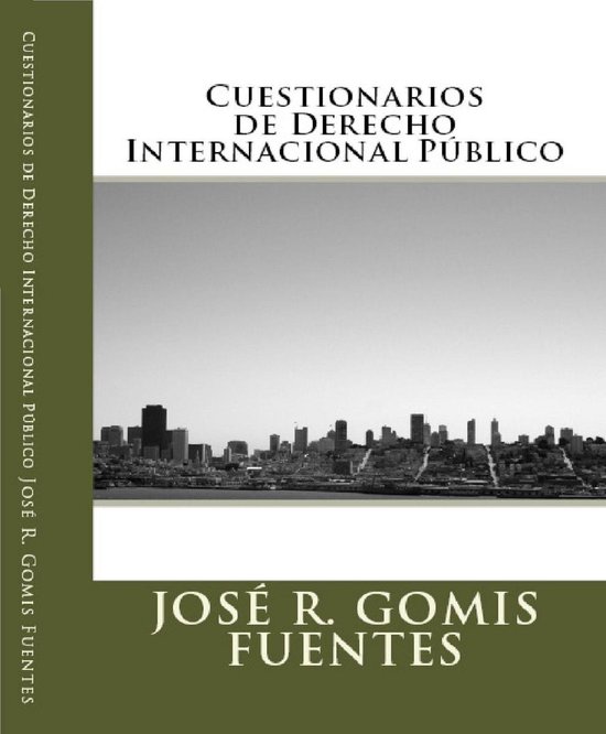 Cuestionarios de Derecho Internacional Público - cover