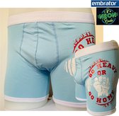 Embrator 2-stuks heren Boxershort Neon print Go Heavy licht blauw L