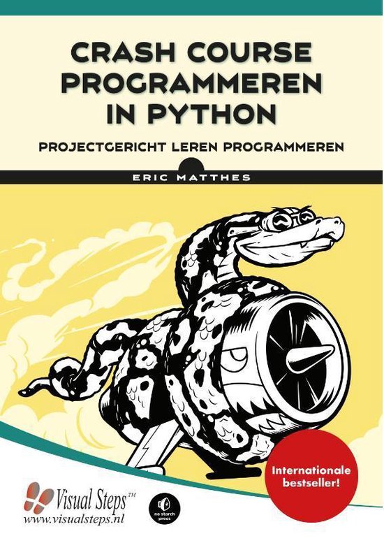 Boek cover Crash course programmeren in Python van Eric Matthes (Paperback)