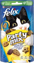 FELIX Party Mix - Cheezy Mix - Kattensnack - 8 x 60 gr