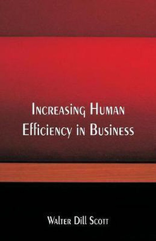 Increasing Human Efficiency in Business - cover
