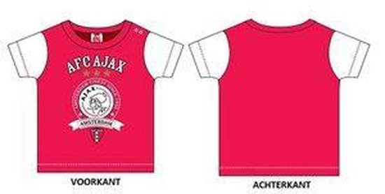 Ajax T-shirt baby rood finest maat 86-92 Jongens T-shirt | bol.com